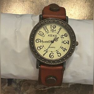 Vintage Keke Men’s Watch Leather Needs Battery